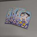 3 x Demon Movie Hunters Stickers 24 Sheets Sticker Cute Cartoon Charaters Make Your Own Sticker,Kawaii Make a Face Stickers Party Favors Activities Holiday Gifts