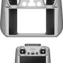 DJI RC2 Silicone Case, Anti-Slip Protective Cover for Mini 4 Pro/Air 3S/RC Pro 2 Controller, Shockproof Skin (Grey)