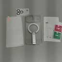 for iPhone 17 Pro Max Case with Stand, Compatible with Magsafe, Heat Dissipation, Foldable Stand, Double-Layer Ventilation Holes Slim, Non-Slip Cover for iPhone 17 Pro Max-Clear