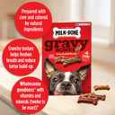 Milk-Bone Gravy Bones Dog Treats with 4 Savory Meat Flavors Coated in Gravy, 7 Pound