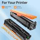 E-Z Ink 414X Toner Cartridges Compatible Replacement for HP 414X 414A W2020X Toner to Use with HP Color LaserJet Pro MFP M479fdw M479fdn M454dw M454dn M479 (4 Pack High Yield with Chip)