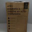 Ubbi Steel Diaper Pail, Odor Locking, No Special Bag Required, Award-Winning, Registry Must-Have, White