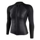 O'Neill Wetsuits Women's Bahia 1/.5mm Full Zip Jacket, Glide Black, 6