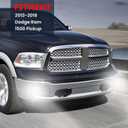 LED Fog Lights Compatible with 2013-2018 Dodge Ram 1500 Pickup With Daytime Running Light And Turn Signal- Section B 1 Pair Of Fog Lamps