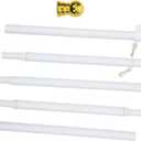 1set Section Rotating Garden Flag Pole for Outdoor Use Easy to Install for Hanging Seasonal Flags Suitable for Gardens Balconies and Parties