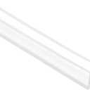 PATIKIL U Channel Edging Trim, 13Ft Sheet Metal Edge Guard Protector Rubber Edge Trim Air Sealed Seal Strip, 1/8" Slot, Fits 3/32"-1/8" Edge, 15/64" x5/128 x1/5"