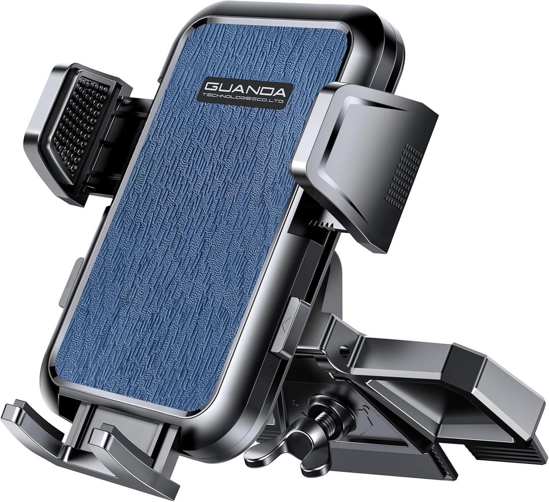 Slot Phone Mount, Military-Grade Stable Car Phone Holder [Thick Cases Friendly], 360 Adjustable Universal Phone Mount for for Cars Fit for iPhone 17 16 15 Samsung All Phones - 2026 Upgraded (Blue)