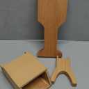 Wood Hot Melt Glue Gun Stand, Glue Gun Holder, 10.8''x3.5''x5'', Beige