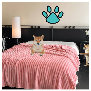 Flannel Dog Blanket, cat Blanket, pet Blanket for Small, Medium and Large Dogs, Soft, Warm and Absorbent