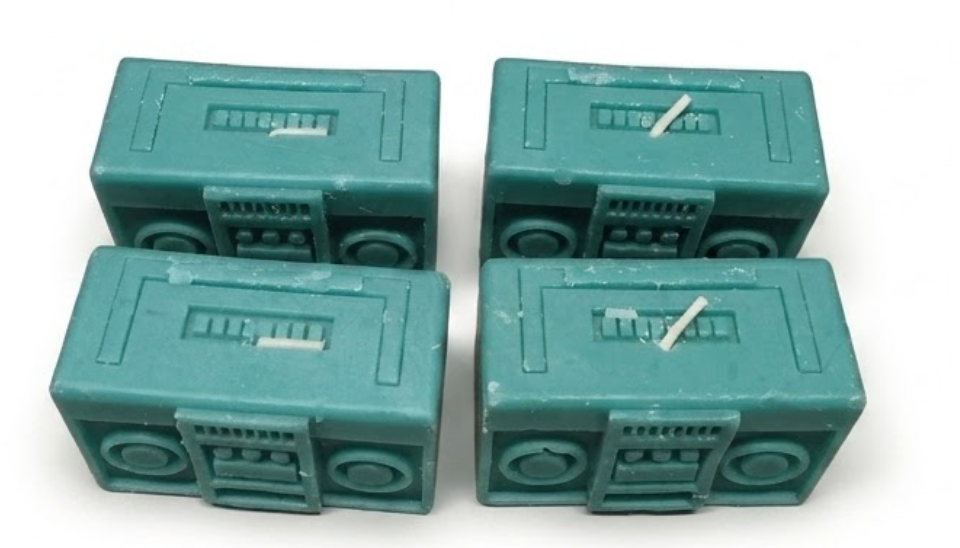 Boom Box Candle 3in 4 Pack