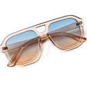 livho Trendy Polarized Square Aviator Sunglasses Women Men Square Eyewear Frame, Retro Sun Glasses for Women Men 2025 Shades