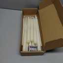 11 Pcs Battery Operated Taper Candles with Remote Timer Christmas Candles Bulk Decor 8.5" 9.6" 10.8" 12.8" LED Multiple Sizes Flameless Flickering Candlestick for Christmas Wedding(Ivory)