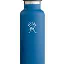 Hydro Flask Vacuum Insulated Stainless Steel Water Bottle, Standard Mouth w/Loop Cap 21 oz