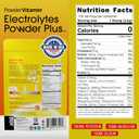 2 x PowderVitamin Electrolytes Powder Plus (100 Servings) Unsweetened Black Tea Electrolyte Powder Keto,SugarFree,Pink Himalayan Salt,1000mgPotassium,150mgCalcium,150mgMagnesium,Hydration Powder NO STEVIA