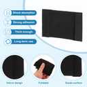 PATIKIL Camera Bag Divider, 4Pcs 5.51"x3.78"x0.55" Shockproof Camera Bag Inserts Separator Pad Protective Lens for Nikon Camera DSLR Protect Bag Organizer Universal Divider Cushion, Black