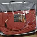 Full Coverage Faux Leather Car Seat Covers Full Set,Automotive Seat Covers for Cars,SUVs Pick-up Truck, Car Seat Cushion, Wine Red Seat Covers for 5 Seats