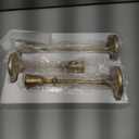 Antique Brass Candlestick Holders Set of 3, Cast Iron Taper Candle Holder for Dining Table Centerpiece, Wedding, Fireplace Mantel Decor, Vintage Tall Candle Stands, Christmas Decorations