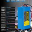 24V 5Ah Lithium Battery with 29.4V 1A Charger, 24V Rechargeable Battery for Kid Ride On Toys and DIY Projects, Lightweight & Long-Lasting, 20A BMS