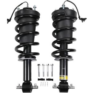Front Air Strut Shock Absorber with Spring Magnetic Assembly Compatible with 2015-2020 Cadillac Escalade ESV Chevrolet Suburban Tahoe GMC Yukon XL Replace# 84176631, 23464589, 580-1108