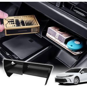 Center Console Organizer Compatible with Toyota Camry 2025 Accessories, Front Center Console Storage Box for 2025 Camry LE/SE/XLE/XSE, Middle Console Insert Tray Secondary Compartment