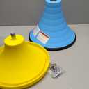 Kids Wobble Stool, 360 Rotatable Children Swivel Chair with Color Block Design, 100KG Load Bearing, for Home and Classroom Learning, Ages 6+ (Yellow)