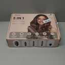 5-in-1 Hot Air Styler Wrap, High-Speed Hair Dryer Brush Blow Dryer with 2 Auto Wrap Curlers for Curling, Straightening, Volumizing, Fast Drying & Frizz-Free Styling for All Hair Types