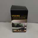 Small Portable Space Heater for Indoor Use - VOCRS 1500W PTC Electric Heater with Thermostat, Remote Control, 12H Timer, Eco and Fan Mode, Rapid and Safe Heating for Bedroom, Office