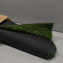 Artificial Grass Rug 4FT x 6FT, 0.8" Thick High Density Fake Turf with Drainage Holes, Realistic Synthetic Grass Mat for Dogs, Patio, Backyard, Balcony, Indoor Outdoor Lawn Carpet