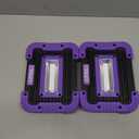 Rechargeable Black Light, Battery Powered Blacklight, Cordless 395nm Ultraviolet Flood Light for Neon Glow Party,Halloween,Body Painting,2 Packs - Amazon.com