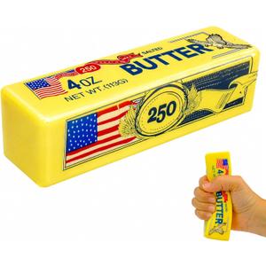 2 x Slow Rising Butter Squishy, 2026 New Realistic Soft Butter Stick ,Butter Squishy Relief Fidget Toys,Slow Rebound Stress Relief Toy Gifts (1pcs-B)