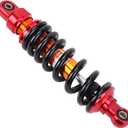 OUMURS 285mm 11.2" Universal Motorcycle Rear Shock Absorber Suspension Adjustable 980lbs Spring Fit for Dirt Bike Pit Dirt Bike Fit for Honda Yamaha Apollo Stomp WPB Bucci Orion M2R