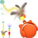 ORSDA Cat Toys for Indoor Cats, New Intelligent Voice Timing Touch Control Cats Ball, Simulate Mouse Sound Kitten Toy, Automatic Interactive Moving Cat Toy for All Ages
