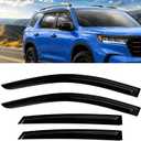 Window Rain Guards fit 2009-2015 Honda Pilot 4PC Window Visors Vent Shade Deflector