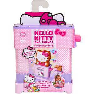 Cookeez Makery Hello Kitty and Friends Toasty Treatz Toaster | Squishy, Scented Plush Surprise | Pop-in-Bread, 6 Collectible Characters