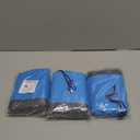 Frelaxy Pocket Picnic Blanket, Waterproof Sandproof Beach Mat, Compact Camping Tarp for Festivals, Hiking, Travel, Outdoor Recreation (Blue, 28'' x 47'')