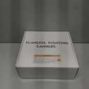 Homemory 48 Pack 3” Flameless Led Floating Candles, 200 Hour White Battery Operate Waterproof Tealights for Cylinder Vases, Centerpieces at Wedding Decor, Party, Pool