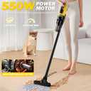 Cordless Vacuum Cleaner for Dewalt 20V Battery, 6 in 1 Handheld Electric Vacuum Cleaner with HEPA Filter and LED Light, 46 CFM Portable Hand Vacuum for Floor, Carpet, Car (Battery Not Included)