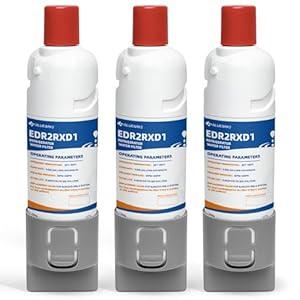 2 Pack EDR2RXD1 Water Filter Replacement for everydrop Filter 2 EDR2RXD1, KAD2RXD1, WHR2RXD1, W10413645, EDR2RXD1, P9KB2L, P9RFKB2L, Kenmore 46-9082, 46-9903