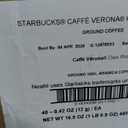 Starbucks K-Cup Coffee Pods, Dark Roast, Caff Verona for Keurig Brewers, 100% Arabica, 1 Box (40 Pods)