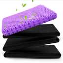 3 Pack Gel Seat Cushion for Long Sitting Pressure Relief Gel Chair Cushions for Hip Pain, Soft & Breathable Comfy Cushion for Office Chair, Wheelchair & Car
