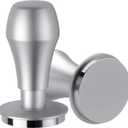 Normcore 53.3mm Coffee Tamper V4.1 with Click Sound Feedback, Spring Loaded Tamper With Stainless Steel Flat Base, Compatible with 54mm Breville Sage Espresso Machine Portafilter, Silver