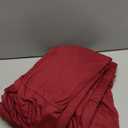 Burgundy Backdrop Curtains 4 Panels - Wrinkle-Free Polyester Photography Drapes for Baby Shower & Birthday Party - 16 X10FT