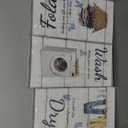 WELMECO Laundry Signs Laundry Room Wall Decor Wash Dry Fold Picture Framed Prints Farmhouse Laundry Decor 6x12inchx3Pieces (Blue)