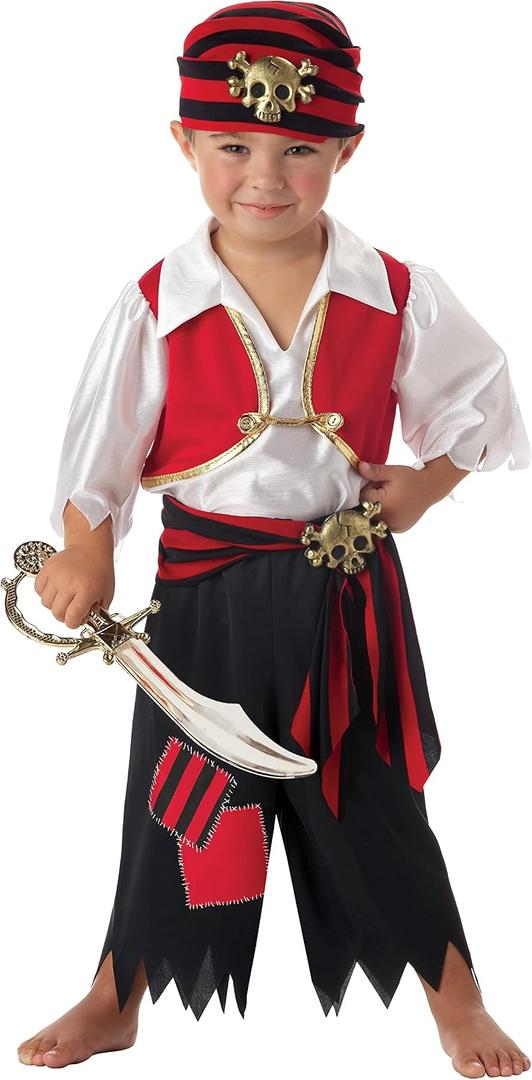 Ahoy Matey Pirate Costume Toddler (Large)