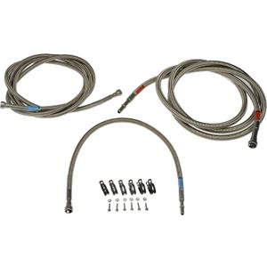 Dorman 819-874 Front Flexible Stainless Steel Braided Fuel Line Compatible with Select Chevrolet/GMC Models (OE FIX)