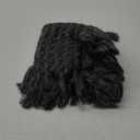 Coberllus Newborn Baby Photography Props Blanket Handmade Knitted Twist Wrap Posing Aid Backdrops for Boy Girls Photography Shoot (Dimgray)