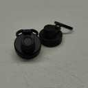 Replacement Spout Lid for Hydro Flask Wide Mouth Bottles (12/16/18/22/32/40/64oz)  2.28" Leak-Proof Sports Cap Accessory, Secure Fit (Black 2 pack)