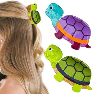 Animal Acetate Claw Clips, Big Jaw Barrettes for Hair, Hair Accessories for Women and Girls