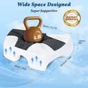 SAHEYER Side Sleeper Pillow with Arm Hole, Memory Foam Pillow for Neck and Shoulder Pain Relief, Multi-Angle Armholes Pillow for Many Sleeping Positions (Black)