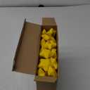 Silipull 100 Pcs Motivational Star Stress Balls Bulk Anxiety Stress Relief Balls Inspirational Mini Foam Star Toys Stuff for Adults Prizes Gifts Fidget Toys Party Supplies, Yellow (10 Style)